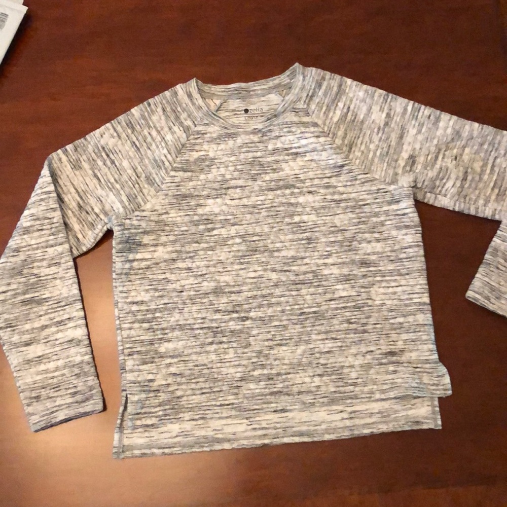 Girls Zella Quilted Top